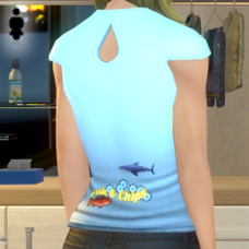 Fish and Chips Tee Shirt - Female